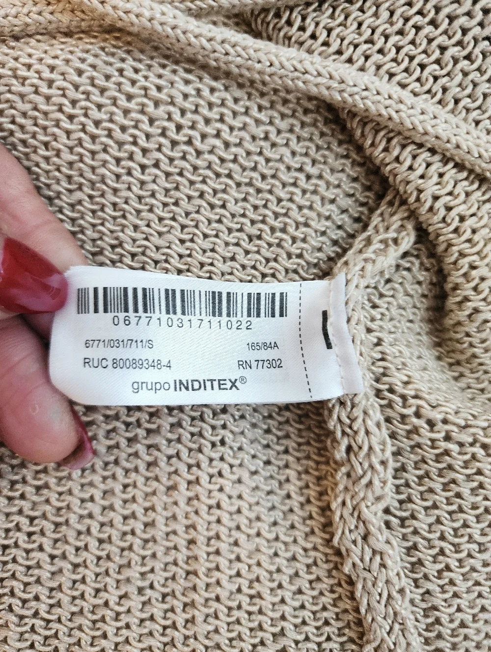 ZARA KNIT LONG FLARED SLEEVE BACKLESS CROPPED SWEATER SIZE SMALL